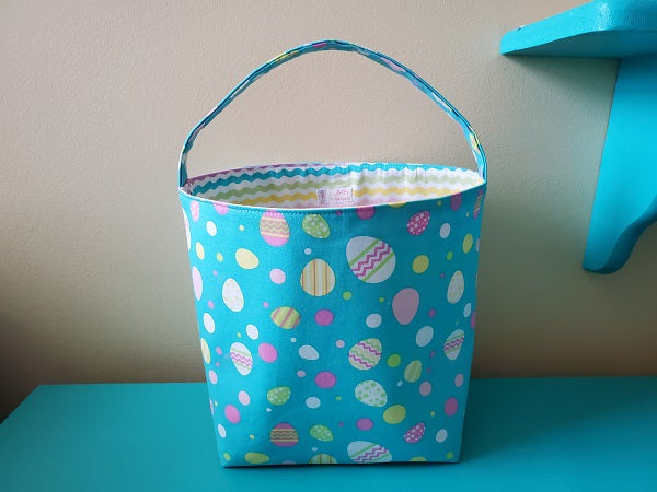 How to Make a Fabric Easter Basket Sewing Tutorial / Easter Basket Sewing Pattern / Easter Basket Sewing Pattern / Basket Pattern