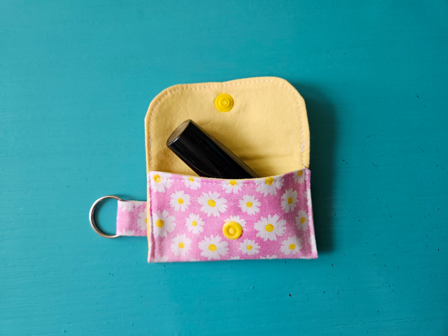 Lip Balm Holder Keychain Sewing Tutorial / Lip Balm Holder Sewing Pattern / Chapstick Holder Keychain / DIY Lip Balm Holder Sewing Pattern