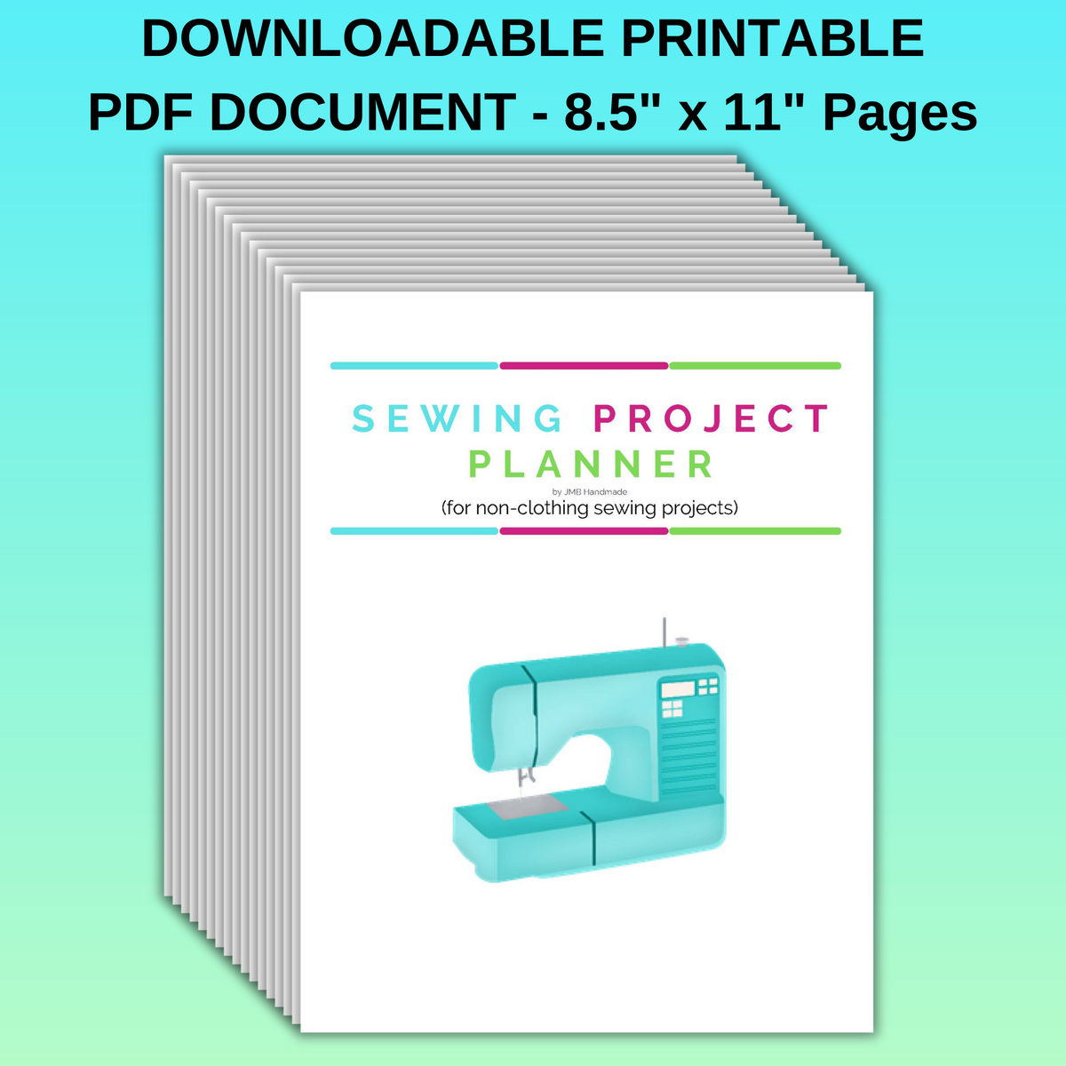 Project Plan In Sewing Example Sewing Project Planner - For Non-Clothing Sewing Projects / Sewing Pro ...