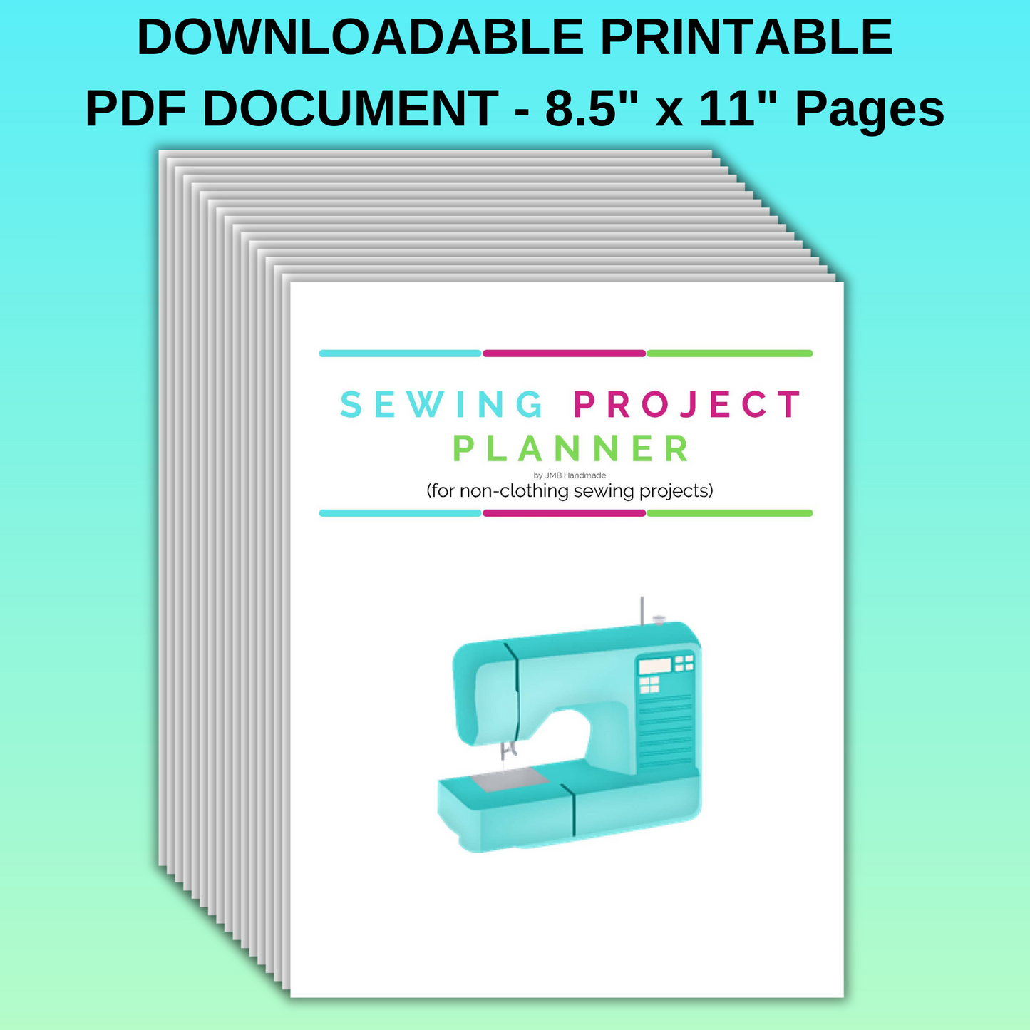 Sewing Project Planner - For Non-Clothing Sewing Projects / Sewing Project Planner Journal / Sewing Planner Journal / Sewing Checklist / PDF Document