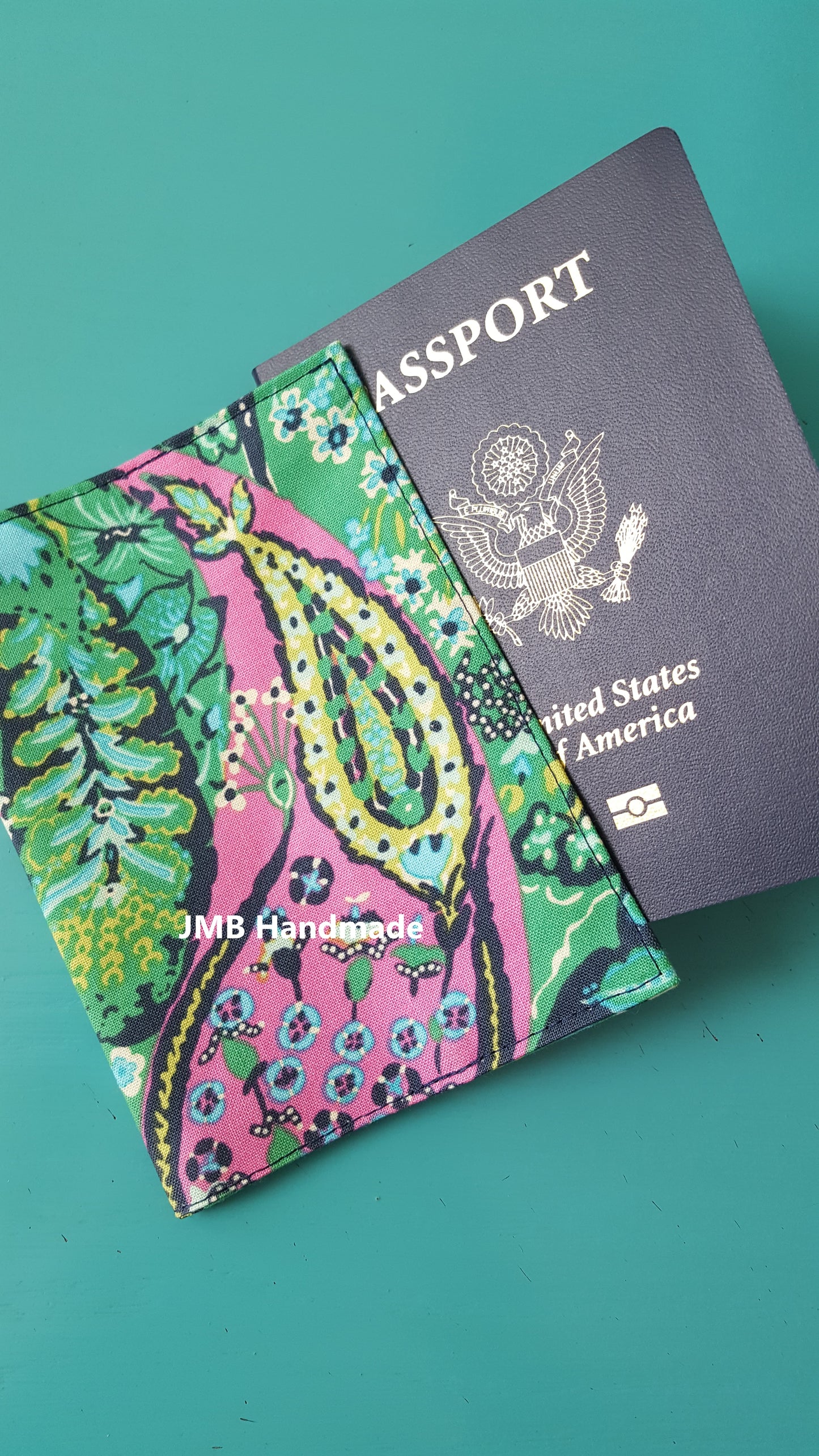 Fabric Passport Cover Sewing Tutorial / Passport Cover Pattern / Passport Cover Sewing Pattern / DIY Passport Cover / Sewing Printable