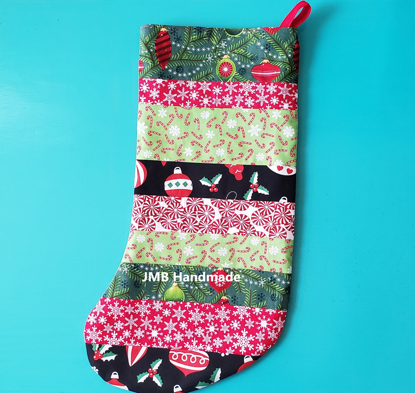 How to Sew a Christmas Stocking Sewing Tutorial / Quilted Christmas Stocking Sewing Pattern / Stocking Pattern / Christmas Stocking Template