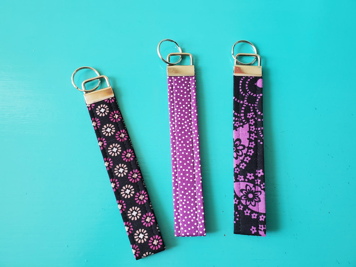 How to Make a Fabric Key Fob Sewing Tutorial / Key Fob Sewing Pattern / Key Fob Pattern / Sewing Printable / PDF Download