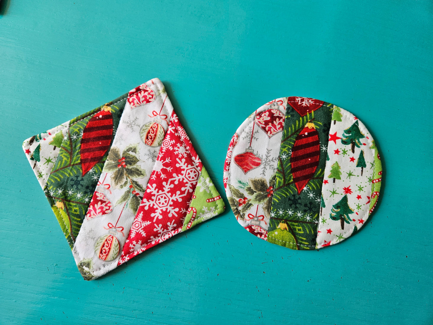 Collection of Four Sewing Tutorials - Coasters, Placemats, Fabric Napkins, Full-Size Apron Printable Downloadable PDF Pages