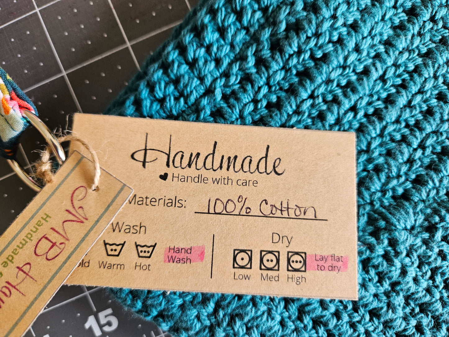 Handmade Care Tags / Printable Care Tags / Printable Downloadable PDF / Laundry Washing Care Tags Printable / Handmade Product Hang Tags