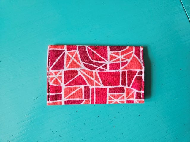 Fabric Business Card Holder Sewing Pattern / Gift Card Wallet Sewing Tutorial / DIY Card Holder Pattern / PDF Download / Sewing Printable