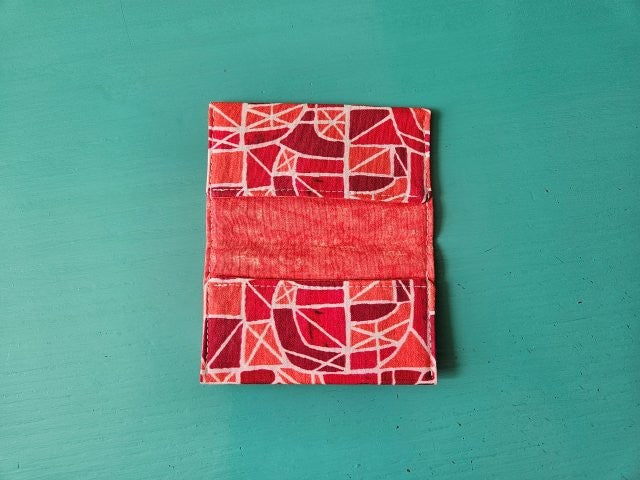 Fabric Business Card Holder Sewing Pattern / Gift Card Wallet Sewing Tutorial / DIY Card Holder Pattern / PDF Download / Sewing Printable