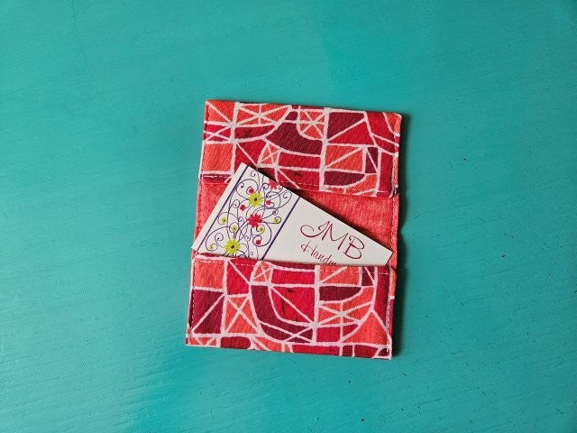 Fabric Business Card Holder Sewing Pattern / Gift Card Wallet Sewing Tutorial / DIY Card Holder Pattern / PDF Download / Sewing Printable