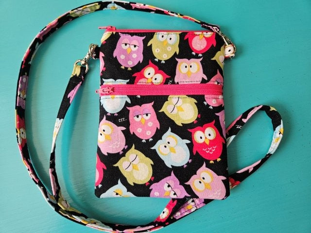 DIY Crossbody Cell Phone Purse Sewing Tutorial / Cell Phone Crossbody Bag Sewing Pattern / Cell Phone Case Pattern / Sewing Printable / PDF