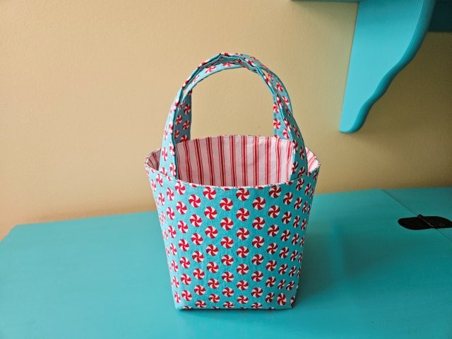 Small Tote Bag Sewing Tutorial / DIY Mini Tote Bag Sewing Pattern / How to Sew a Little Tote Bag / Sewing Printable / PDF Download