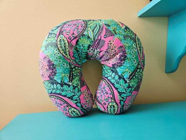 Neck Support Pillow Sewing Tutorial / Neck Pillow Sewing Pattern / DIY Neck Pillow Pattern / Neck Pillow Template Included / PDF Download