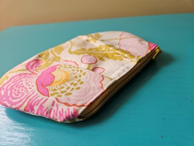 Pleated Zipper Pouch Sewing Tutorial / Pleated Pouch Sewing Pattern / DIY Pleated Zipper Pouch / Zipper Pouch Pattern / PDF Download
