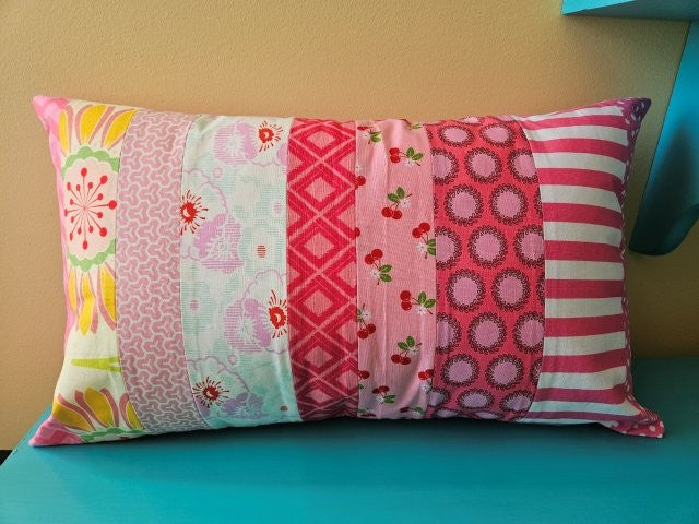 Fabric Scraps Envelope Pillow Cover Sewing Pattern (PDF Download)