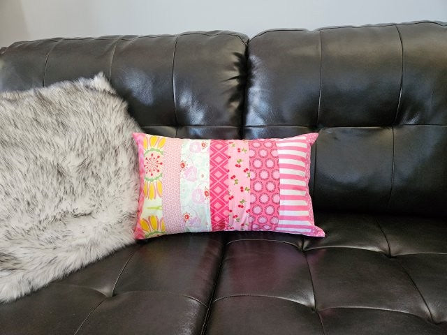 Fabric Scraps Envelope Pillow Cover Sewing Pattern (PDF Download)