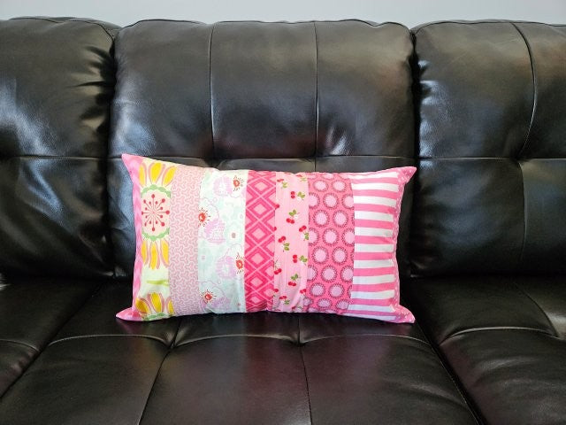 Fabric Scraps Envelope Pillow Cover Sewing Pattern (PDF Download)