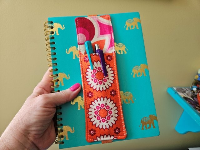 Fabric Bookmark Pen Holder Sewing Tutorial (PDF Pattern)