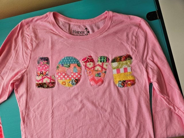 DIY Quilted Patchwork Letters Sewing Tutorial - Easy Applique - (PDF Pattern)