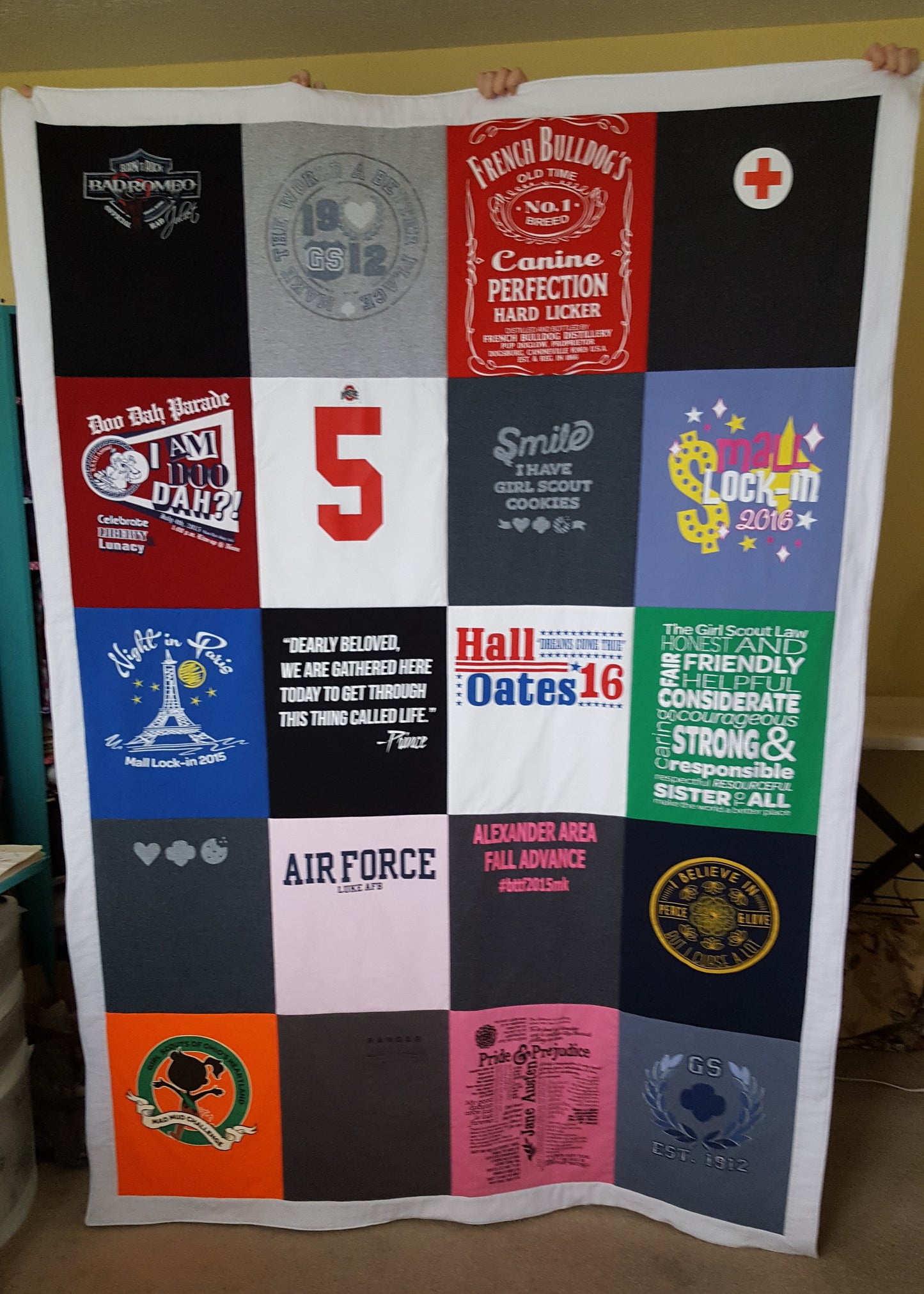 How to Make a Memory T-Shirt Quilt Sewing Tutorial - Printable Step-By-Step Instructions / Downloadable PDF Pages